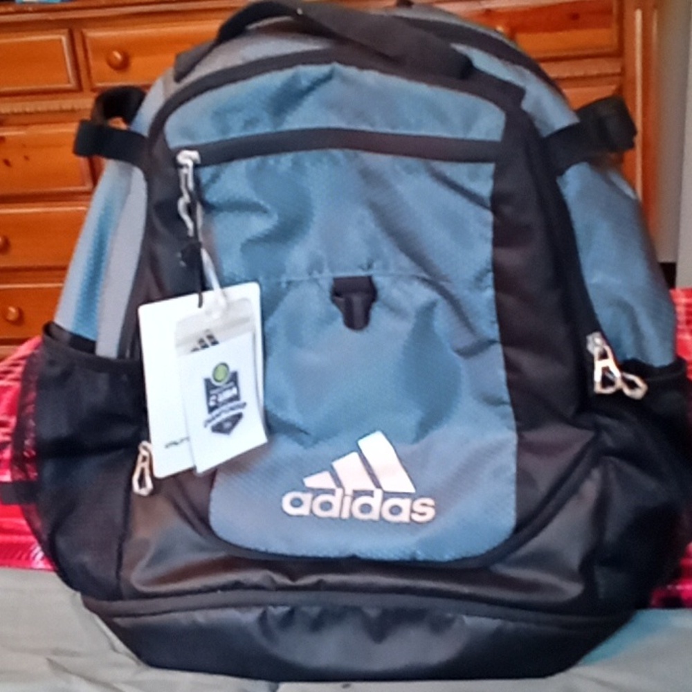 AdidasTeam Backpack XL NWT Back To School Overnight Backpacking Ballgame Weekend